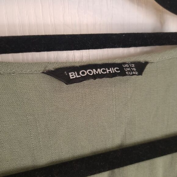 Bloomchic Green Button-Down Dress - Picture 4 of 5